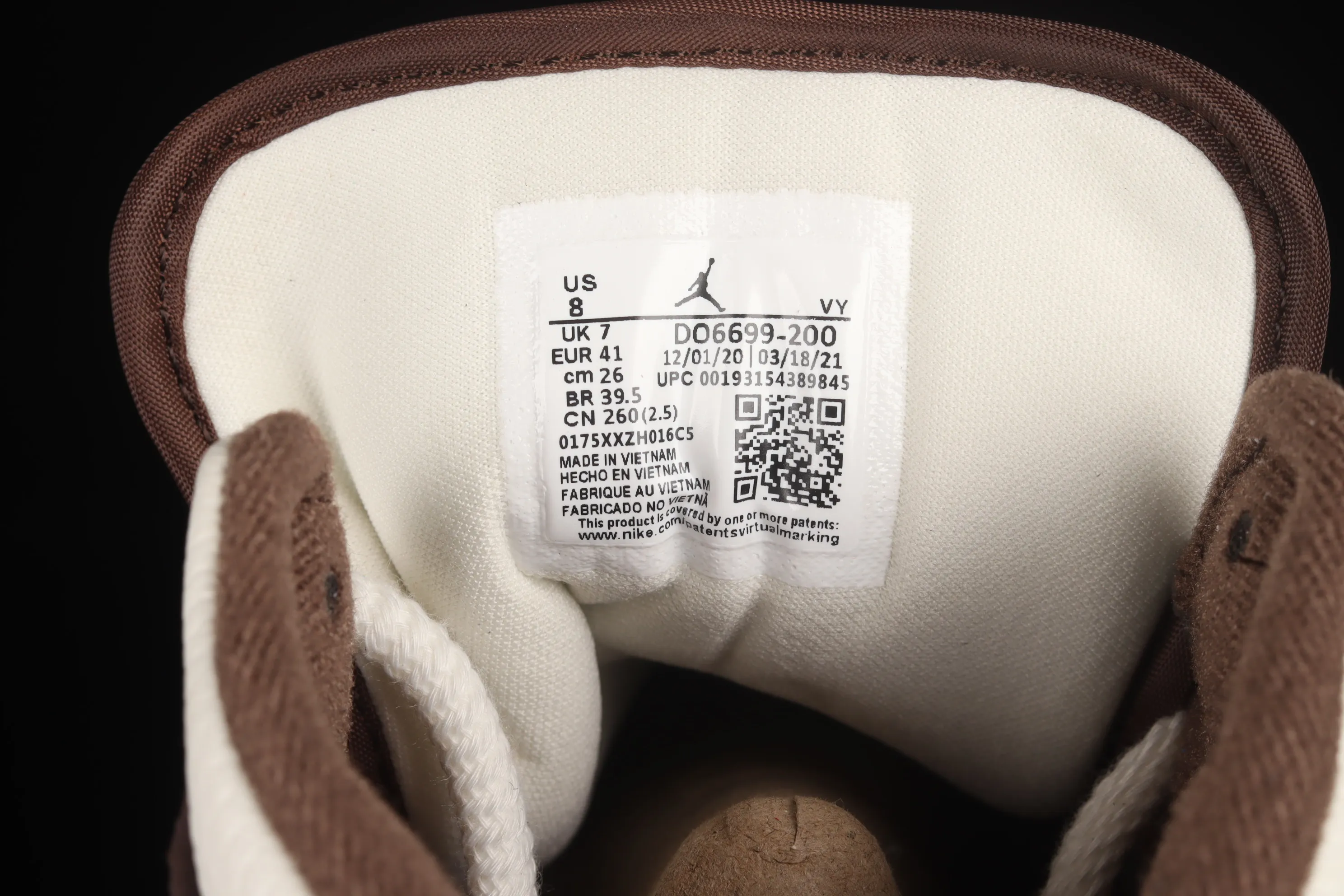 All categories Air Jordan Jordan series basketball shoes Air Jordan 1 Mid Air Jordan 1 Mid AJ1 Joe 1 meter brown mid-top retro basketball shoes DO6699-200